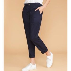 Lou & Grey Poplin Pants NWT